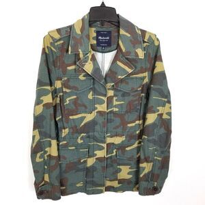 Madewell Womens  Outbound Camo Utility Jacket Size M  Ripstop  Urban Streetwear